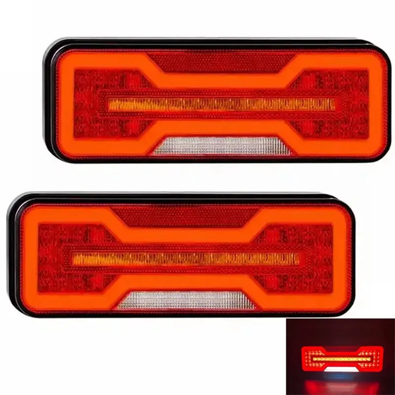 ABTC-LED Rear Tail Light 1 Pair For Trucks& Trailers 12V 24V Combination Light Multi-Function