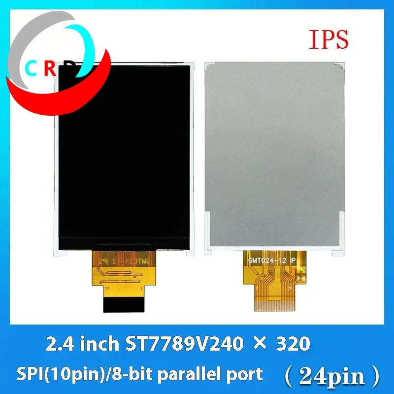 Changruida 2.4 inch TFT liquid crystal display LCD serial port IPS screen 240x320 full color ST7789 small screen SPI esp32