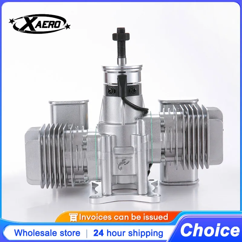 RCGF Stinger 30cc Twin 2-Stroke Gas Engine, for Fixed Wing RC Aircraft