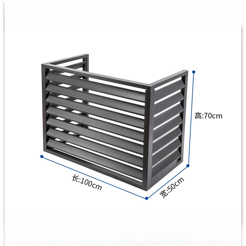 Air conditioner external unit protective cover aluminum alloy