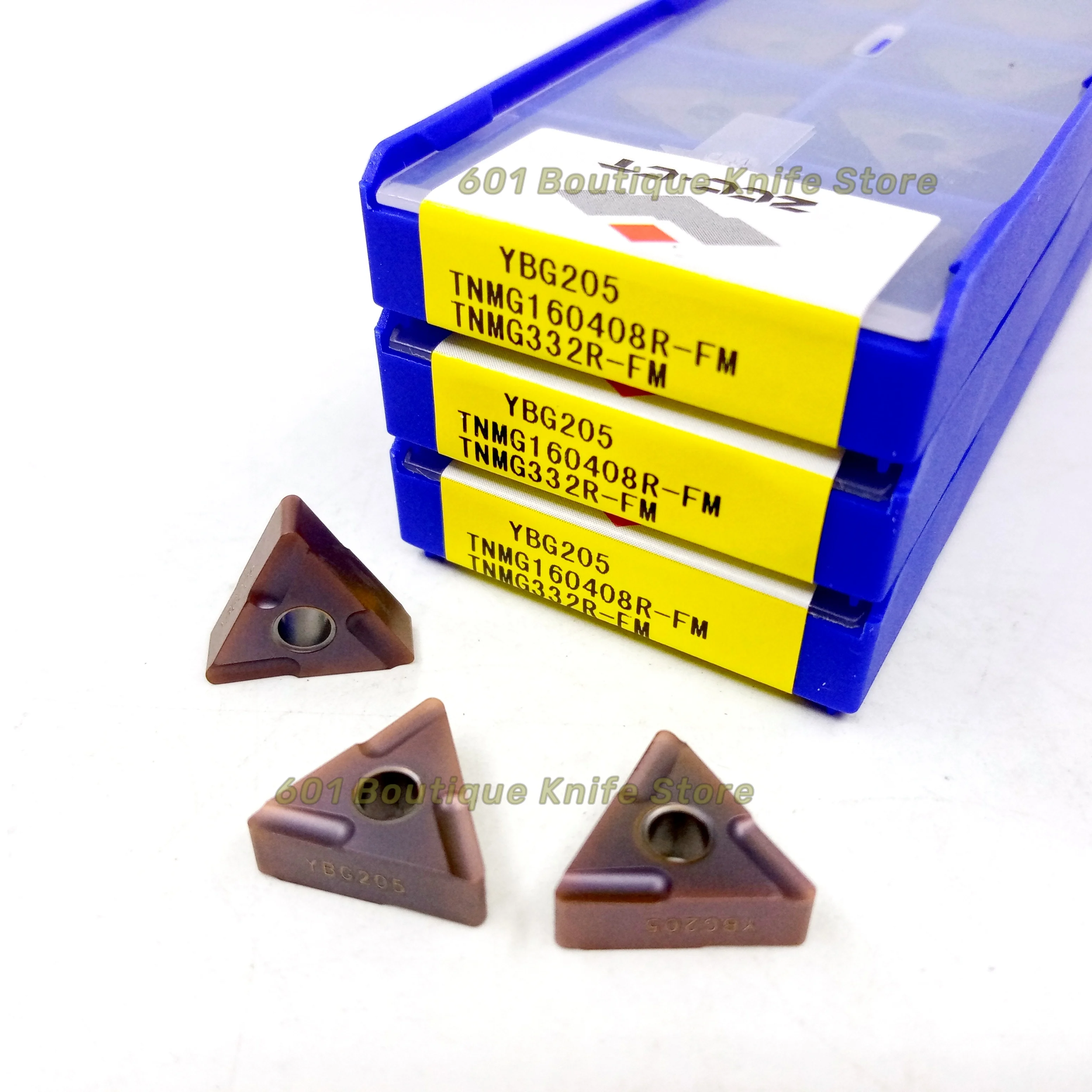 

TNMG160408R-FM YBG205 100% ZCC CT Carbide insert Processing: stainless steel