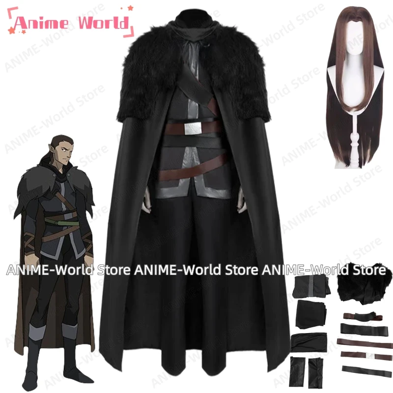 

《Custom Size》Vax‘Ildan Vessar Outfits Carnival Suit Cosplay Costume Carnival Halloween Costumes Clothes Wig