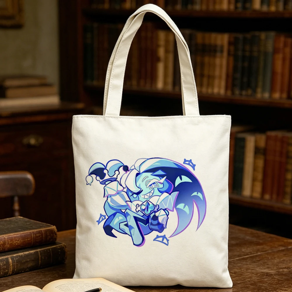 Shadow Milk Cookie tote bag y2k totebag bolsas de tela einkaufstasche shoulder  woman