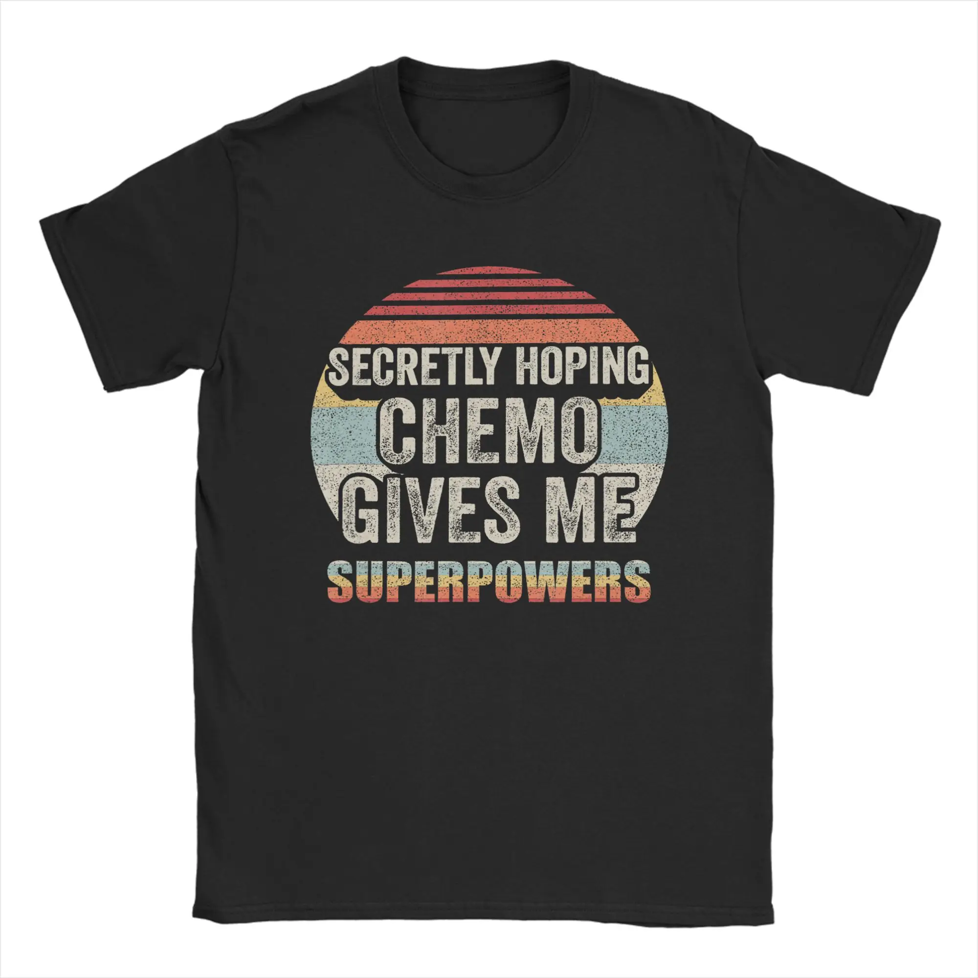 T-shirts pour hommes « J'espère discrètement que les radiations me confèrent des super-pouvoirs » - Vêtements en coton - T-shirts originaux à manches courtes