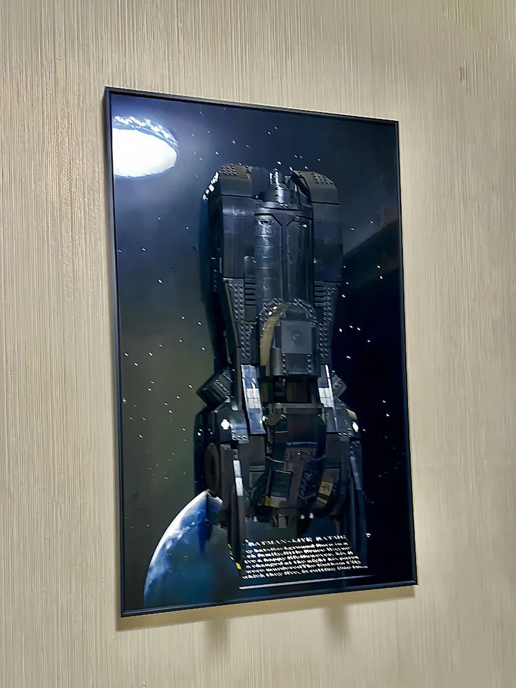 

31,5-дюймовое настенное крепление с металлическим дисплеем для LEGO 76139 76240, для Бэтмобиля DC Batman 1989 года, для стаканов постоянного тока, строительные блоки автомобиля