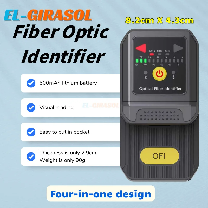 NOK NK430 4‑in‑1 Optical Fiber Signal Identifier Portable Fiber Identification Instrument With LED Lighting Cable Tester
