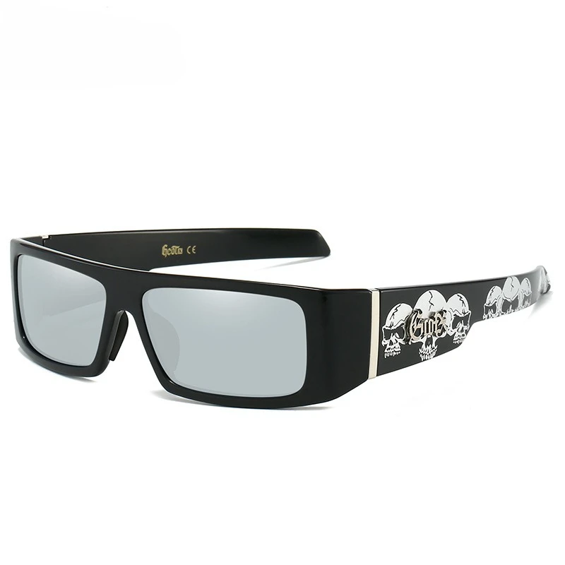 Lunettes de soleil polarisées GCOTX West Coast, style chicano hip hop motard, pour la conduite estivale