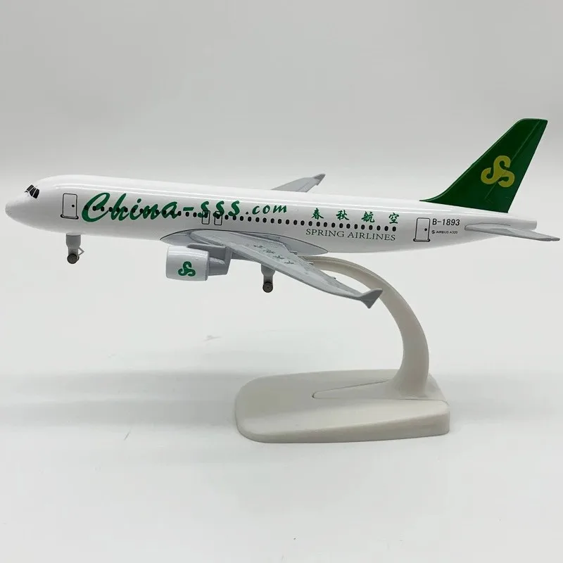 A320 20 CM 1:400 Metall Flugzeug Modell Spielzeug 320 Frühling Airways Replik Legierung Material Mit Fahrwerk Kinder Geburtstag geschenk