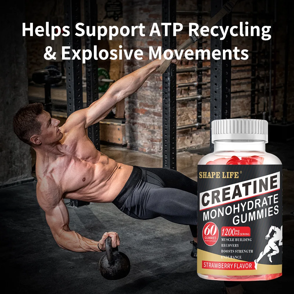 

Creatine Supplements Creatine Monohydrate Capsules Muscle Growth, Boost Your Desire for Natural Performance and Endurance