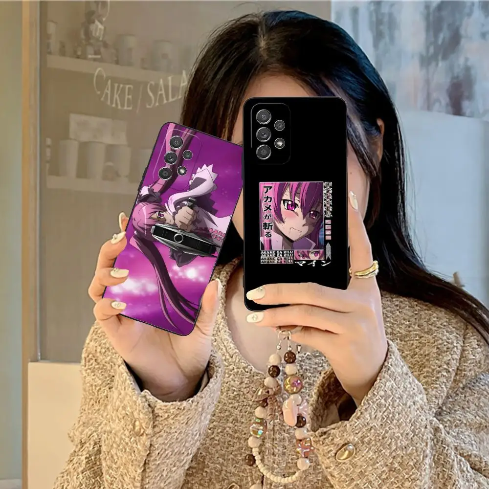 

Чехол для телефона Akame Ga Kill Mine для Samsung Galaxy A73 72 71 70 56 55 54 53 52 36 35 34 23 16 15 5G с цветной печатью Luxury Pretty