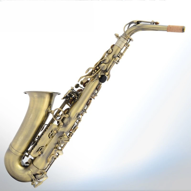 Alto Saxophone E Flat, Antique Style, Large Guard, Beginner Friendly, Exam Grade, Wind Instrument