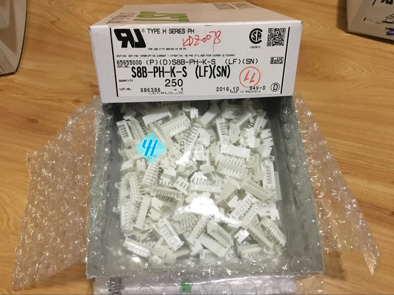 20 Stuks Originele Nieuwe Connector S8B-PH-K-S Connector Pin Basis 2.0Mm Afstand