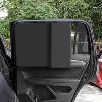Universal Side Window Shades Summer Protection Magnetic Car Sun Shade Foldable Window Curtain Cover Front Rear Auto Accessories
