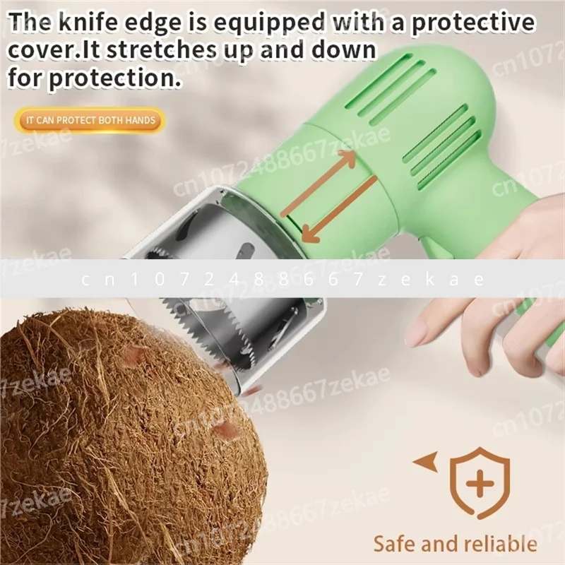 

Легко подходит для кокосовой воды, кокосового мяса, автоматическая открывалка для кокосов, легко открывающаяся, легкий экстракт кокосовой воды