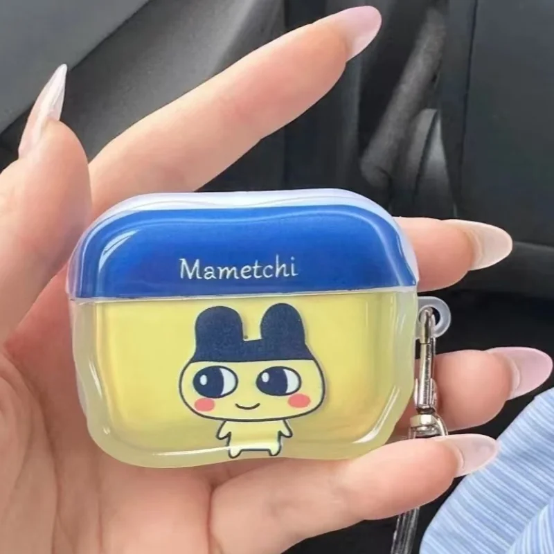 جديد اليابانية الكرتون Tamagotchi Mametchi Lovelitchi Pvc Airpods1 2 3 4 و por1 2 زوجين بلوتوث سماعة واقية