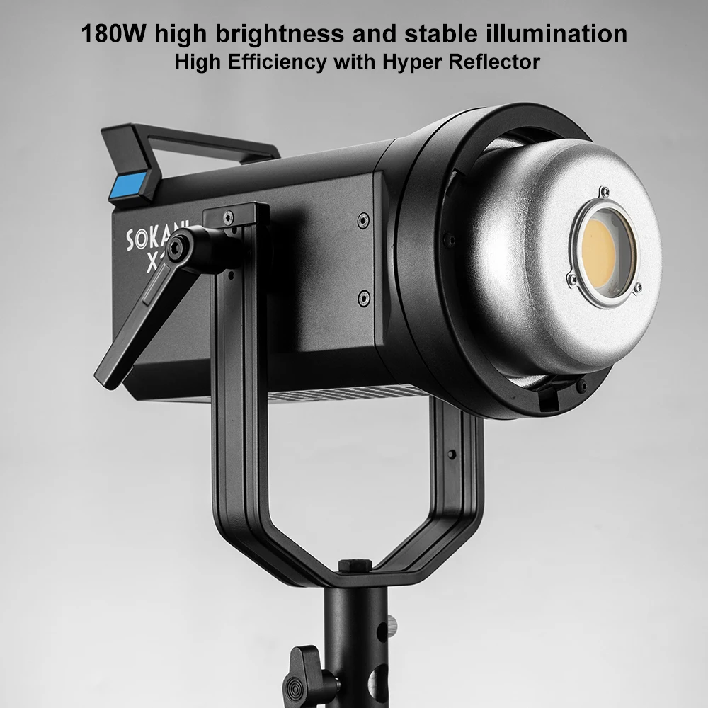 Sokani X180 180W LED Video Light 5600K Daylight Outdoor Photography lights with Bowens Mount 2.4G Remote Controller