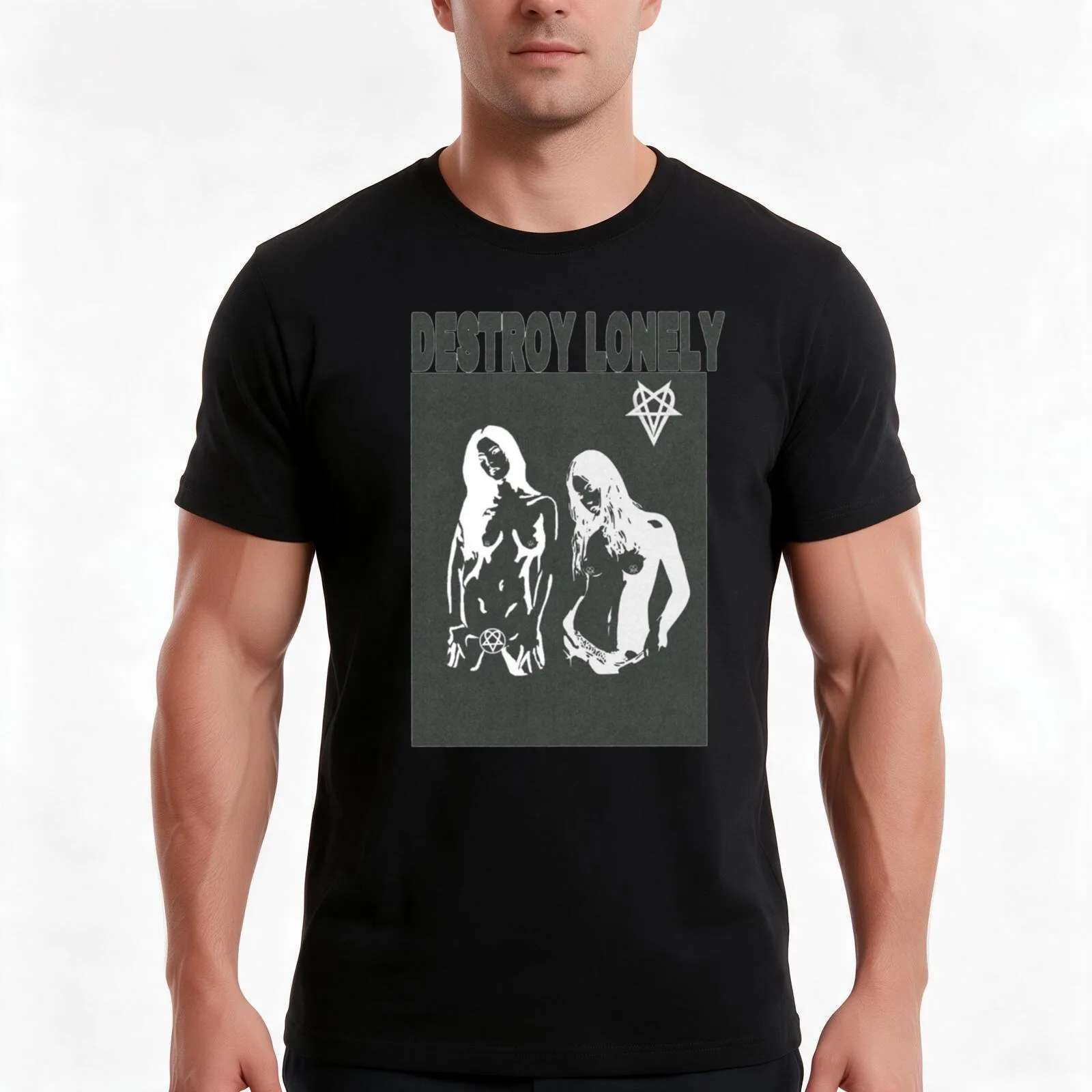 Destroy Lonely MusicianDestroy Lonely Musician T-Shirt, Summer Casual Cotton Tee, Oversized Streetwear Tops, Unisex Men Women