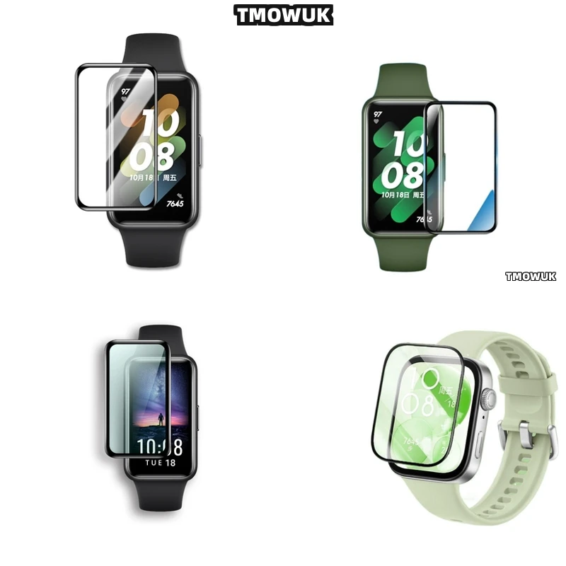 

For Huawei Band 6 7 8 9 10 B6 B7 Watch D2 Fit 3 4 Pro SE, Adjustable Fit Film.