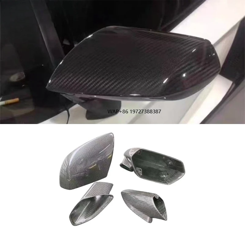 

Latest Version Dry Carbon Fiber Auto Accessory Rear View Mirror for Huracan