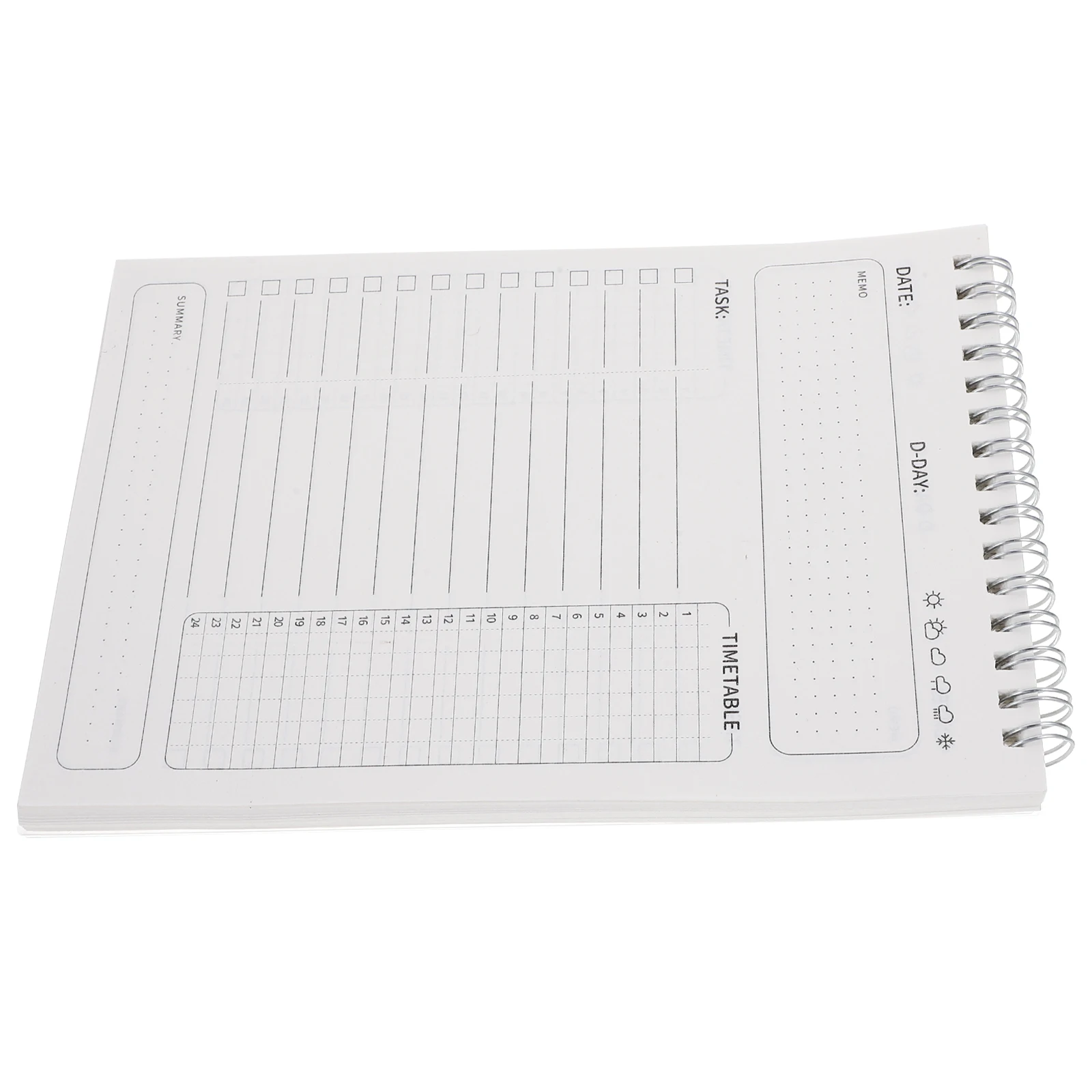 

Time Management Planner Daily Schedule Notebook Thick Paper Tear Study Supplies Desk Planner Task Organizer Goal