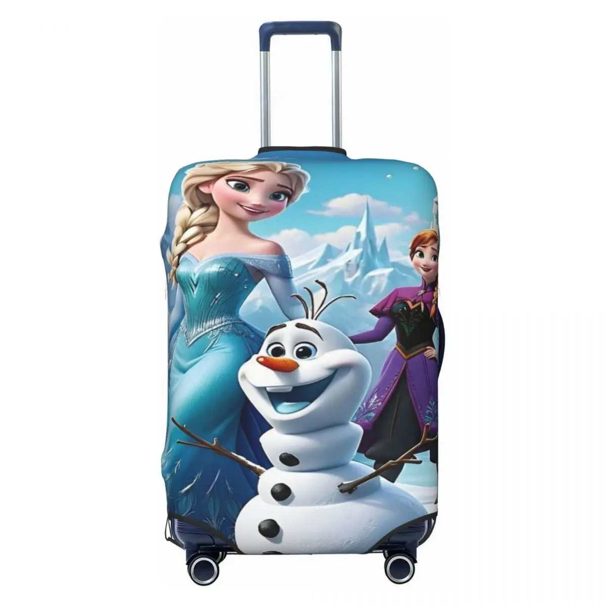 

Custom Frozen Cartoon Luggage Cover Protector Funny Travel Suitcase Protective Cover for 18-32 Inch