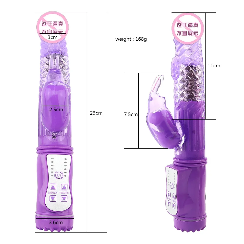 Silicone Rabbit Vibrator G Spot Vibrators for Women Multi Speed Dildo Vibrator 10 Speed Adult Sex Toys for Female Sex Products 5