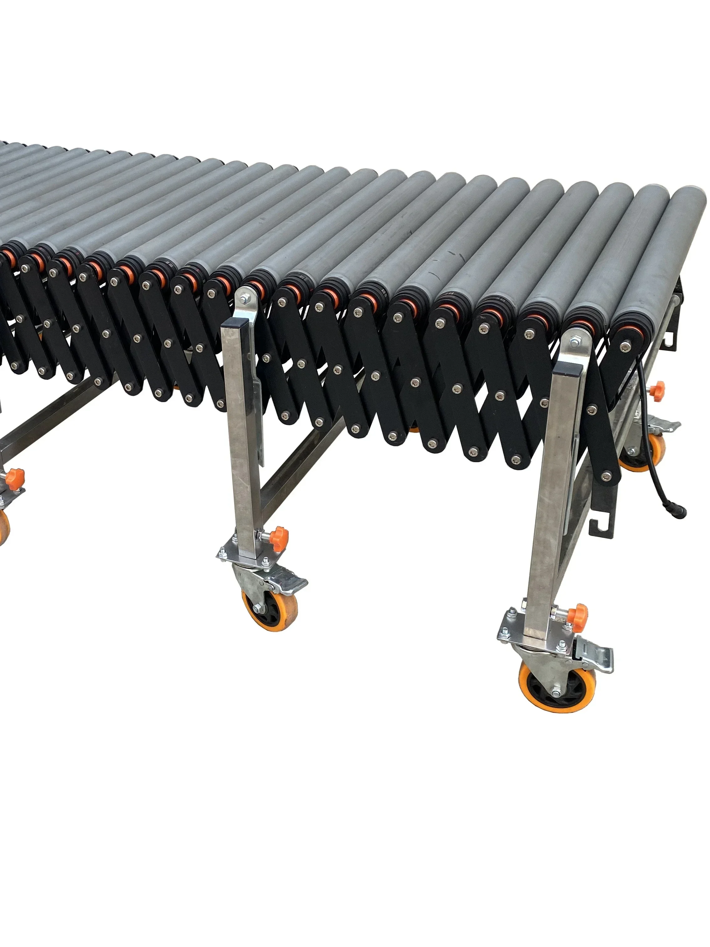 Good helper for loading and unloading, warehouse handling, lifting and extending, flexible turning, roller line