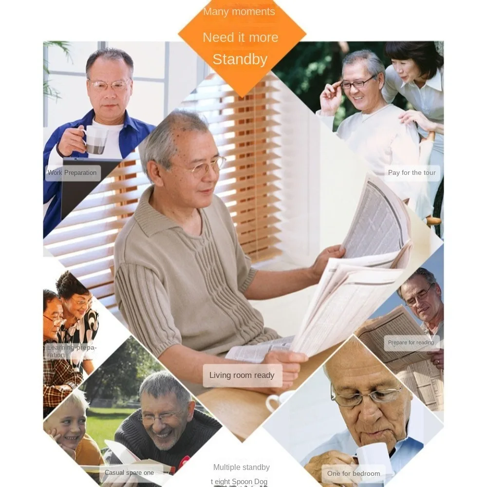 نظارات القراءة المحمولة إطار دائري الراتنج طويل النظر نظارات الرجعية 1.0/1.5/2.0/2.5/3.0 طول النظر الشيخوخي النظارات للجنسين