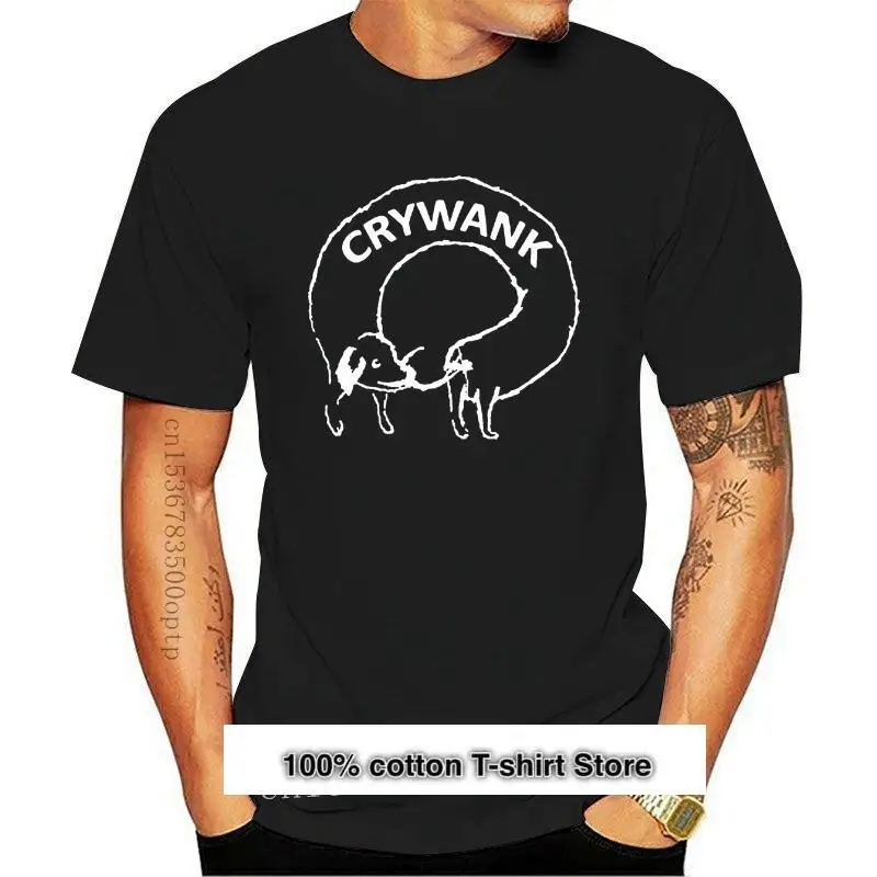 New CRYWANK Tomorrow Is Nearly Yesterday Rock Band Men Black T-Shirt