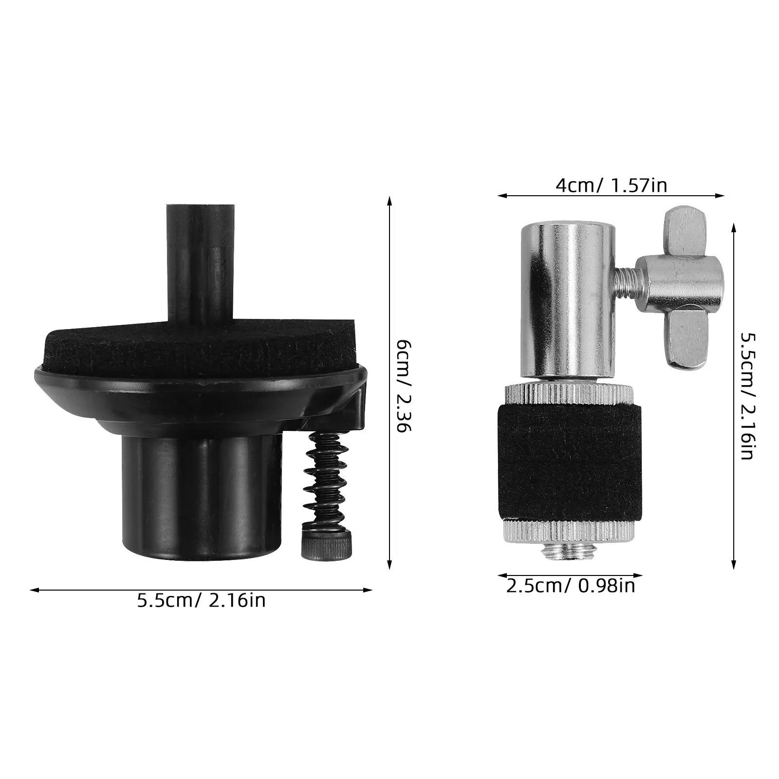 4Pcs Universal Cymbal Seat Holder Hi Hat Clutch Adjustable Fast Release Drum Hardware Percussion Accessories Stable Hi Hat Seat