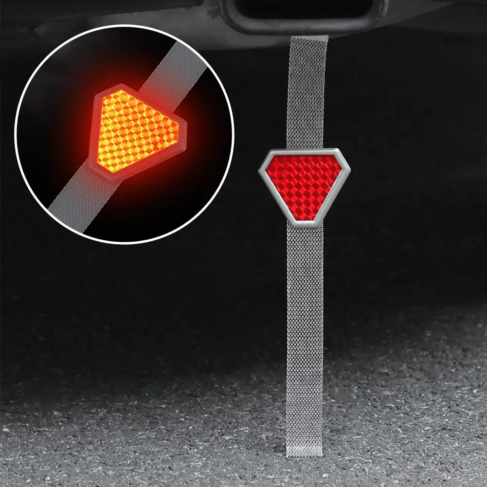 Car Static Eliminator Car Static Eliminator With Small Triangular Metal Strip Reflective Strip Car Grounding Anti-static Q2E1