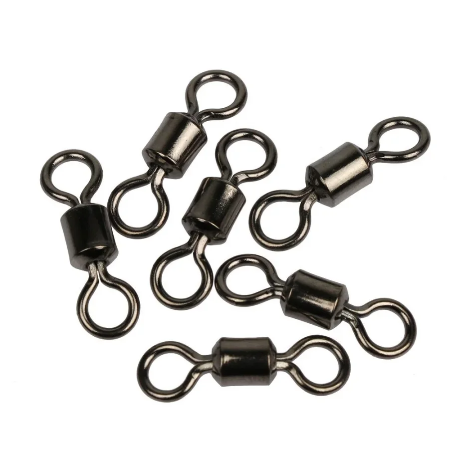 Goture American Rolling Swivel MS Sea Rock Angelgerät Angelhaken Zubehör Angelwirbel Angelwerkzeuge 200 Stück/Set