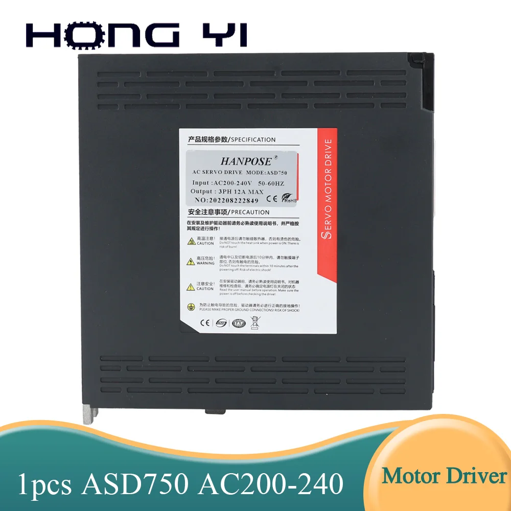 

1 Piece ASD750 Servo Motor Driver Upgrade AC200-240V Controller Servo Motor Driver CNC Milling Machine