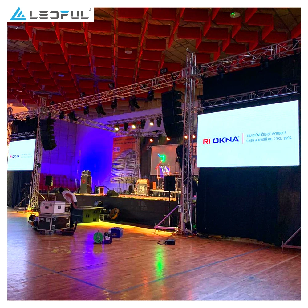 Large Church Backdrops LED Video Wall Screen Indoor HD P2.6 P2.9 P3.9 LED Display