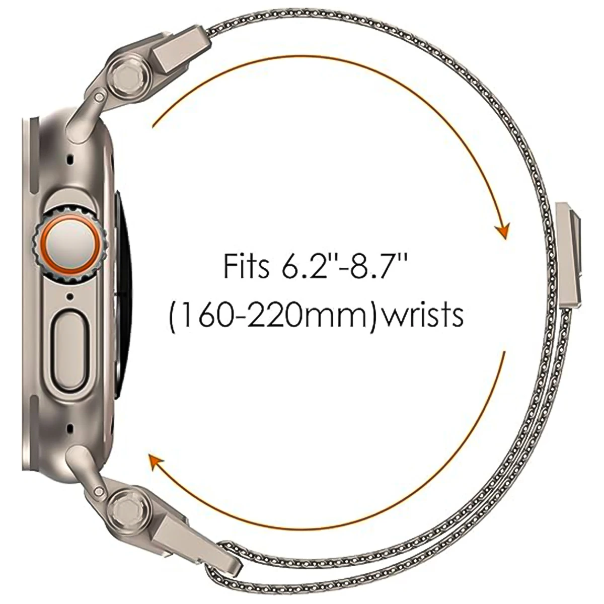 Luxury Milanese Loop Strap for Apple Watch Series 10 46mm Ultra 49mm Men Metal Band for Series 9 8 7 6 5 4 45mm 44mm Correa Band