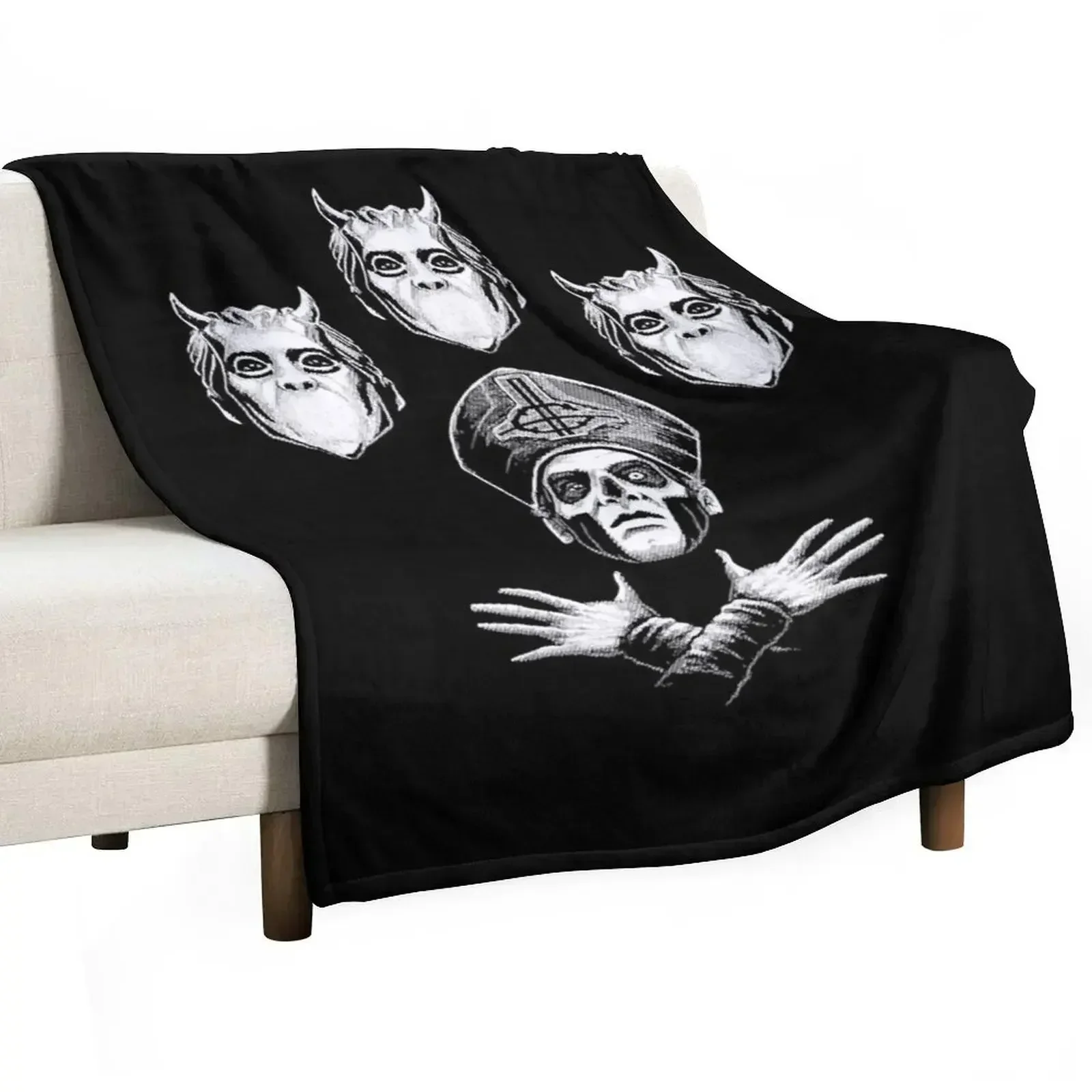 Bohemian Papa T-Shirt Throw Blanket Shaggy Retros Decorative Throw Blankets For Baby Hairys Bed Blankets