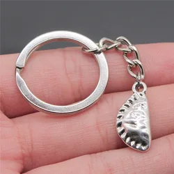 Souvenirs Gift Antique Silver Color 10x22mm Dumplings Pendant Keyring