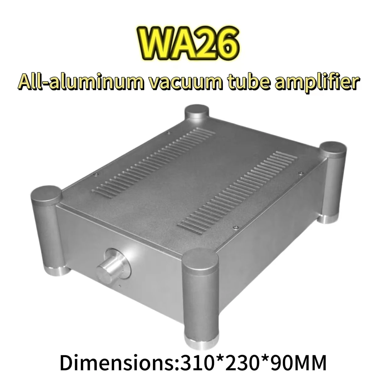 

Корпус усилителя WA26 из цельного алюминия с высококачественным усилителем мощности