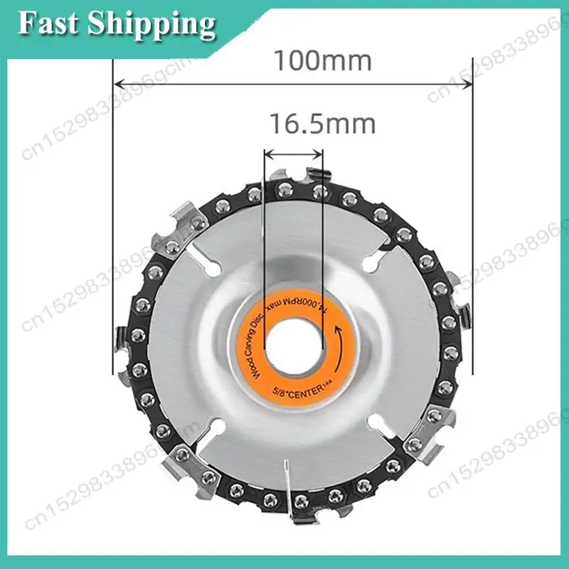 -BABQ 1 Uds 4 pulgadas 100Mm pieza de corte para carpintería disco de cadena de motosierra Universal de alta precisión 7 dientes