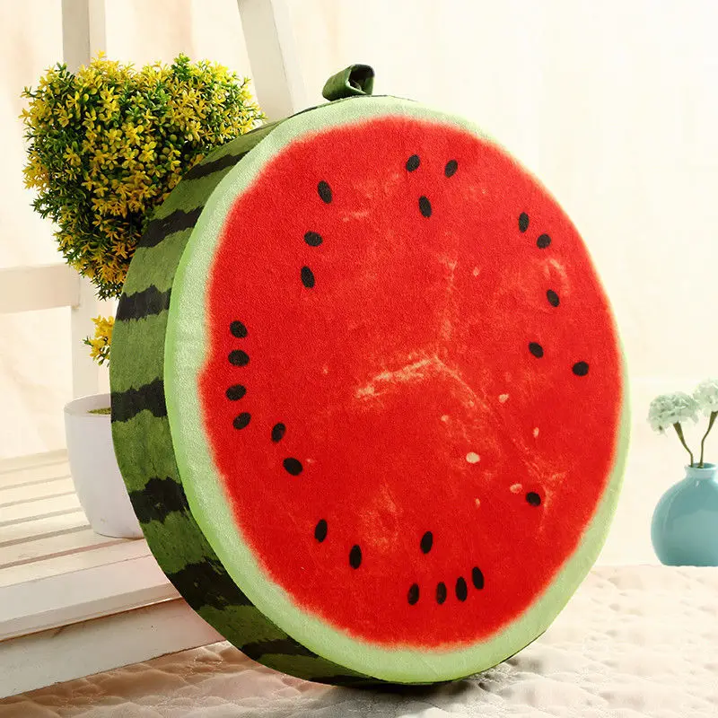 Creative Cushion 3D Fruit Students Cushion Pillow Thickened Children Cute Cartoon Kindergarten Chair Cushion Kids Gift