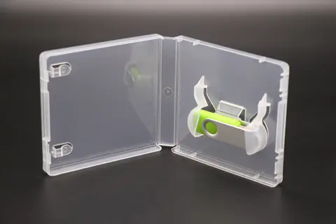 50pcs High quality Transparent Clear Boxes Protector USB Boxes USB Flash Drive Boxes