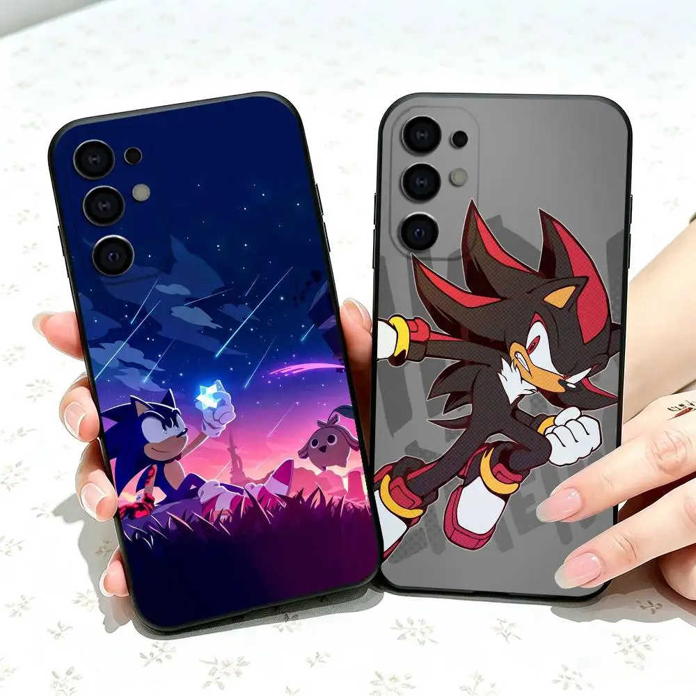 Popular Classic Game S-Sonics-es  Phone Case For Samsung S25,S24,S21,S22,S23,S30,Ultra,S20,Plus,Fe,Soft Silicone Black Cover