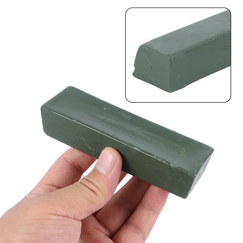 Imagem -02 - Cera de Polimento 112x34x25 mm Pasta de Polimento Verde Abrasiva para Aço Inoxidável Cobre Alumínio Metais Instrumentos de Precisão