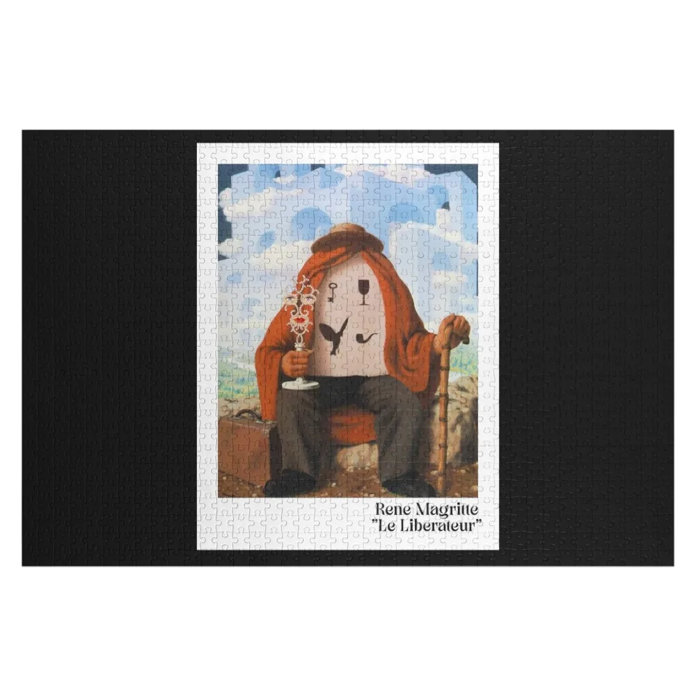 

Пазл с картинами Рене Магритта, индивидуальный подарок, персонализированные подарки, персонализированный подарок для ребенка, персонализированные игрушки, пазл