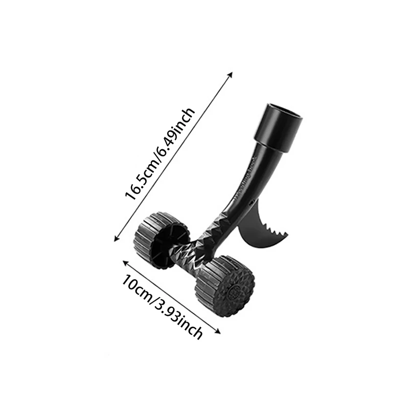 1 Pcs Black Weeding Head Which Combines Weeding And Soil Loosening Without The Need To Bend Over Gap Weeding Hook Only The Head