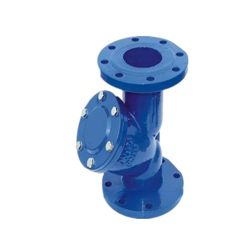 1pc Y-type filter / ductile iron flange decontamination device / stainless steel strainer pipe valve