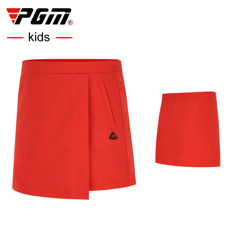 PGM Girls Short Skirt Summer Clothes Pantskirt Anti Emptied Golf Shorts Pleated Skirt Tennis Safety Wrinkle Skorts QZ064