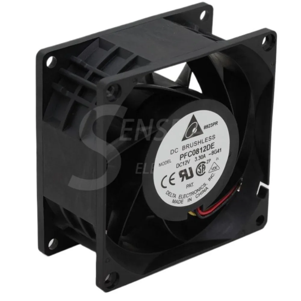 Oryginalny dla delta PFC0812DE 80mm 8cm 8038 12V 3.30A 4-pin pwm przemysłowe przypadku chłodzenie osiowe wentylatory przemocy
