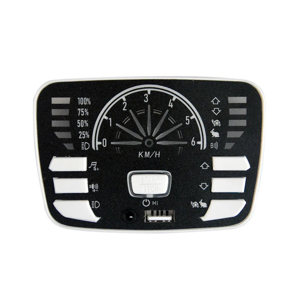 24V Wireless Control Panel for Ride On Car Including Forward and Reverse Controls Variable Speed and Music Player