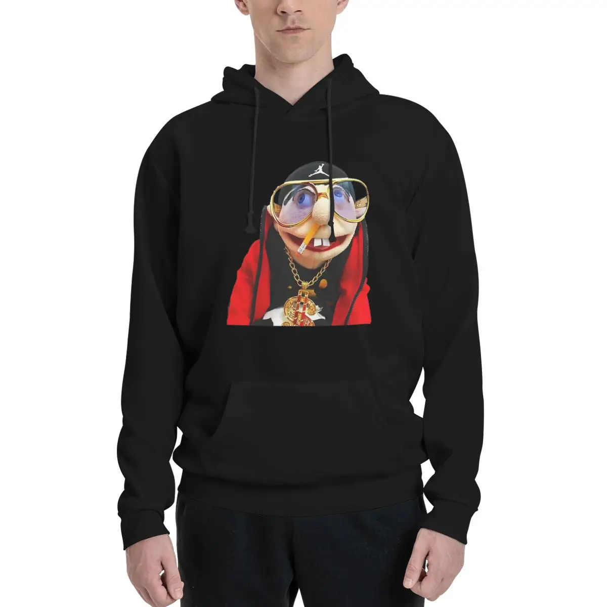 SML Rapper Jeffy Hoodies Homens Mulheres Casual Pulôver Moletons Hip Hop Manga Longa Com Capuz Outono Inverno